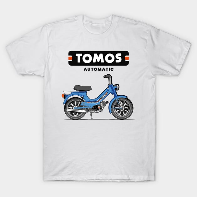 Tomos Automatic - Blue T-Shirt by Tomislav Lozić